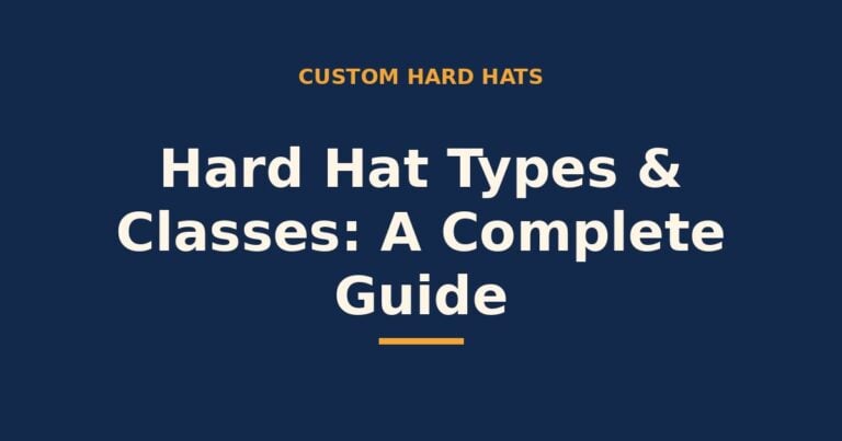 Hard hat types and classes — a complete guide
