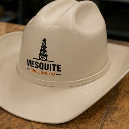 Custom cowboy hard hats