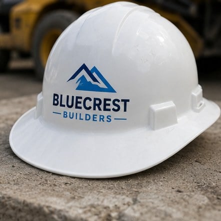 Custom hard hats for construction crews