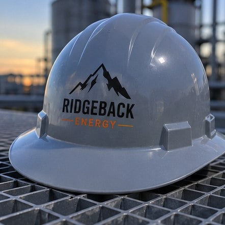 Custom hard hats for oil, gas and energy